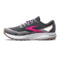 BROOKS DIVIDE 3 GREY ET PINK Chaussures de trail pas cher