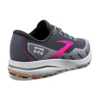 BROOKS DIVIDE 3 GREY ET PINK Chaussures de trail pas cher