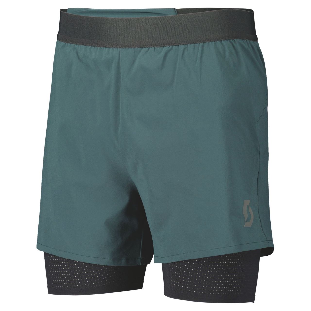 SCOTT SHORT HYBRID ENDURANCE ARUBA GREEN Short de running