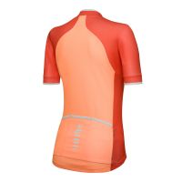 ZERO RH PRIME W JERSEY TANGO ET APRICOT Maillot vélo été femme pas cher