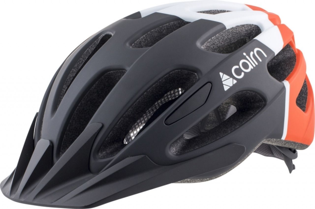 CAIRN PRISM XTR II  NOIR ET ORANGE Casque vélo