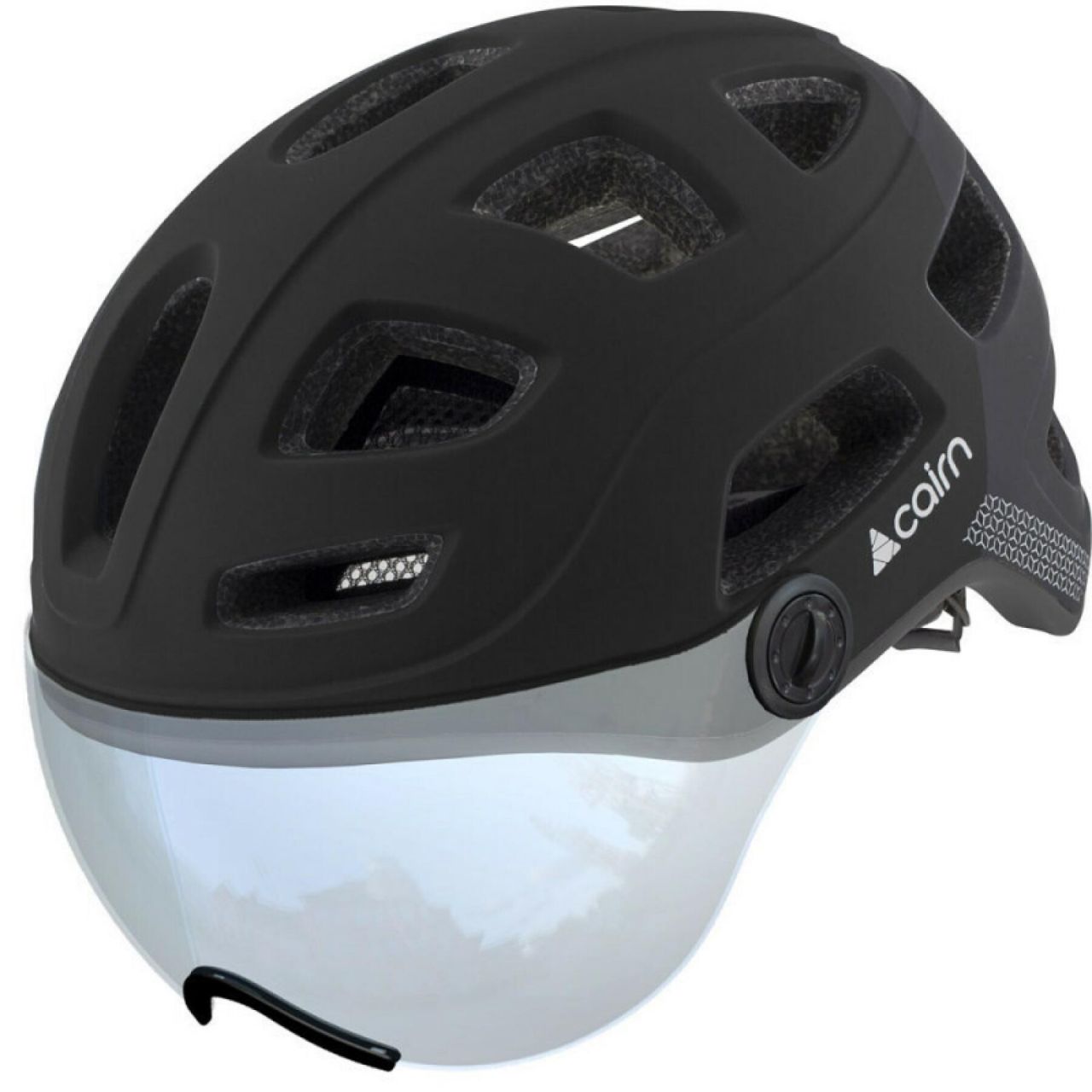 CAIRN CASQUE QUARTZ VISOR BLACK Casque vélo