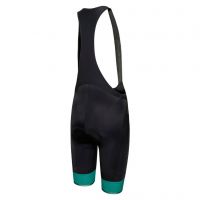 ZERO RH LOGO  BIBSHORT BLACK ET BALSAMIC GREEN  Cuissard vélo Homme pas cher