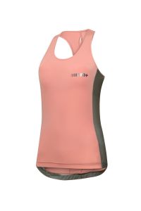ZERO RH LOGO W TANK DARK SALMON Maillot vélo été femme