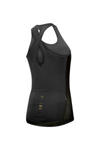 ZERO RH LOGO W TANK DARK BLACK Maillot vélo été femme pas cher