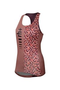 ZERO RH FASHION LOGO W TANK SAFARI CABERNET Maillot vélo été femme