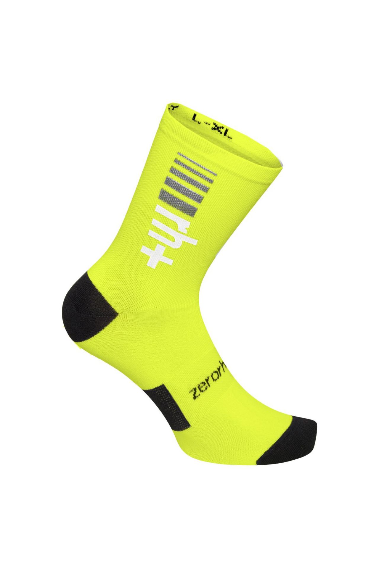 ZERO RH LOGO SOCK 15 YELLOW FLUO Chaussettes de vélo