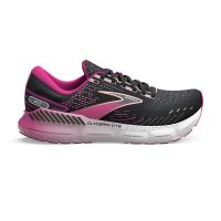 BROOKS GLYCERIN GTS 20 BLACK ET FUCHSIA  Chaussures de running pas cher