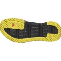 SALOMON RX SLIDE 6.0 BLACK ET YELLOW Chaussures detente pas cher