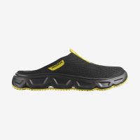 SALOMON RX SLIDE 6.0 BLACK ET YELLOW Chaussures detente pas cher