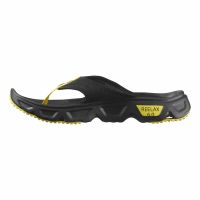 SALOMON RX BREAK 6.0 BLACK ET YELLOW Tongs de récuperation Salomon pas cher