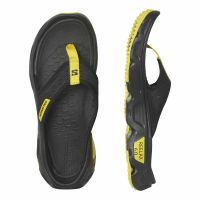 SALOMON RX BREAK 6.0 BLACK ET YELLOW Tongs de récuperation Salomon pas cher