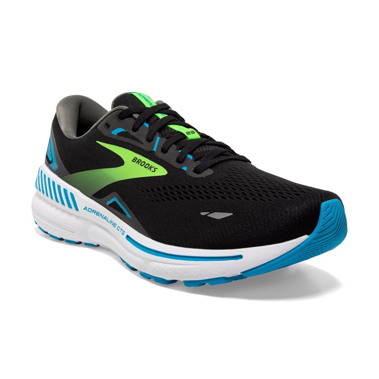 BROOKS ADRENALINE GTS 23 BLACK ET HAWAIIAN OCEAN Chaussures de running brooks