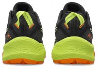 ASICS GEL TRABUCO 11 BLACK ET NEON LIME  Chaussures de trail pas cher