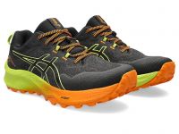 ASICS GEL TRABUCO 11 BLACK ET NEON LIME  Chaussures de trail pas cher