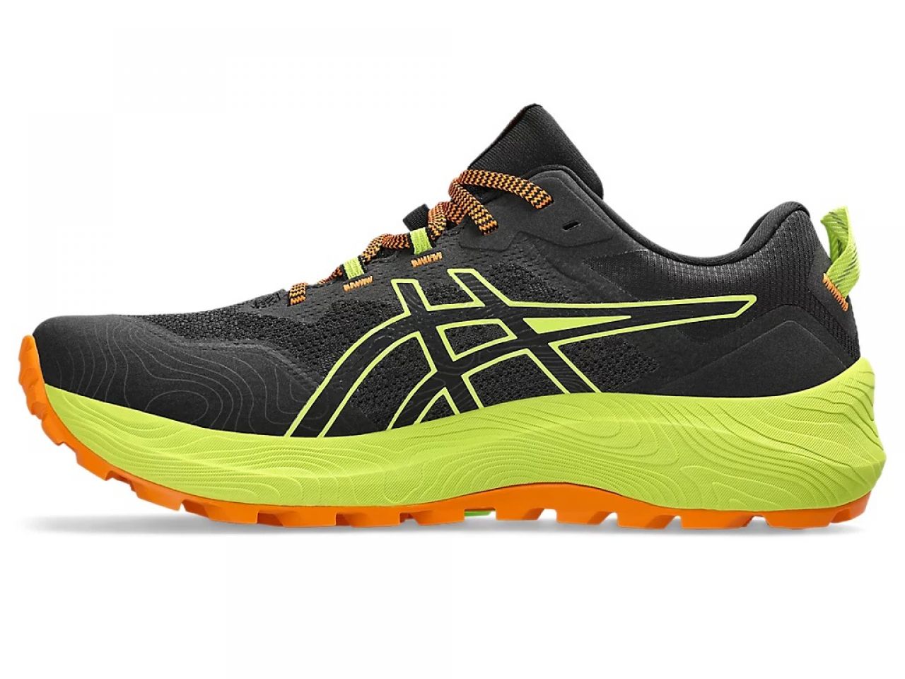 ASICS GEL TRABUCO 11 BLACK ET NEON LIME Chaussures de trail
