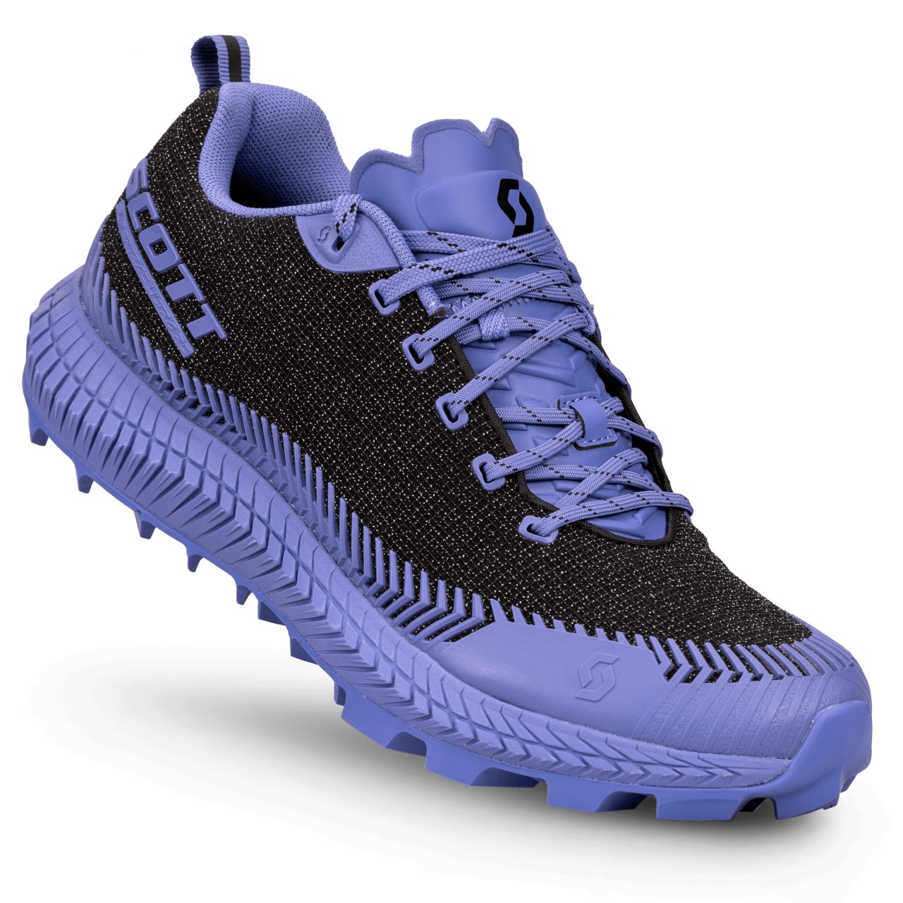 Chaussures De Trail Scott Supertrac Ultra TC - Noir/Jaune Pointure 45 - Tissu Respirant, Semelle Grip, Légères - Pour Running Nature