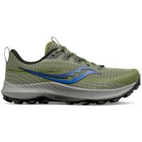 SAUCONY PEREGRINE 13 GLADE ET BLACK  Chaussures de trail pas cher