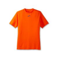 BROOKS HIGH POINT SHORT SLEEVE BRIGHT ORANGE  Tee shirt running pas cher