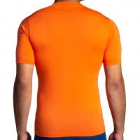 BROOKS HIGH POINT SHORT SLEEVE BRIGHT ORANGE  Tee shirt running pas cher