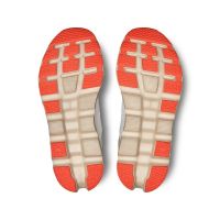 ON RUNNING CLOUDSTRATUS 3 UNDYED WHITE ET SAND Chaussures de running pas cher