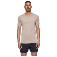 DAEHLIE T SHIRT DIRECTION DESERT TAUPE Tee shirt running pas cher