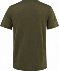 BULA  MERINO WOOL TEE MOSS Tee shirt en merinos pas cher