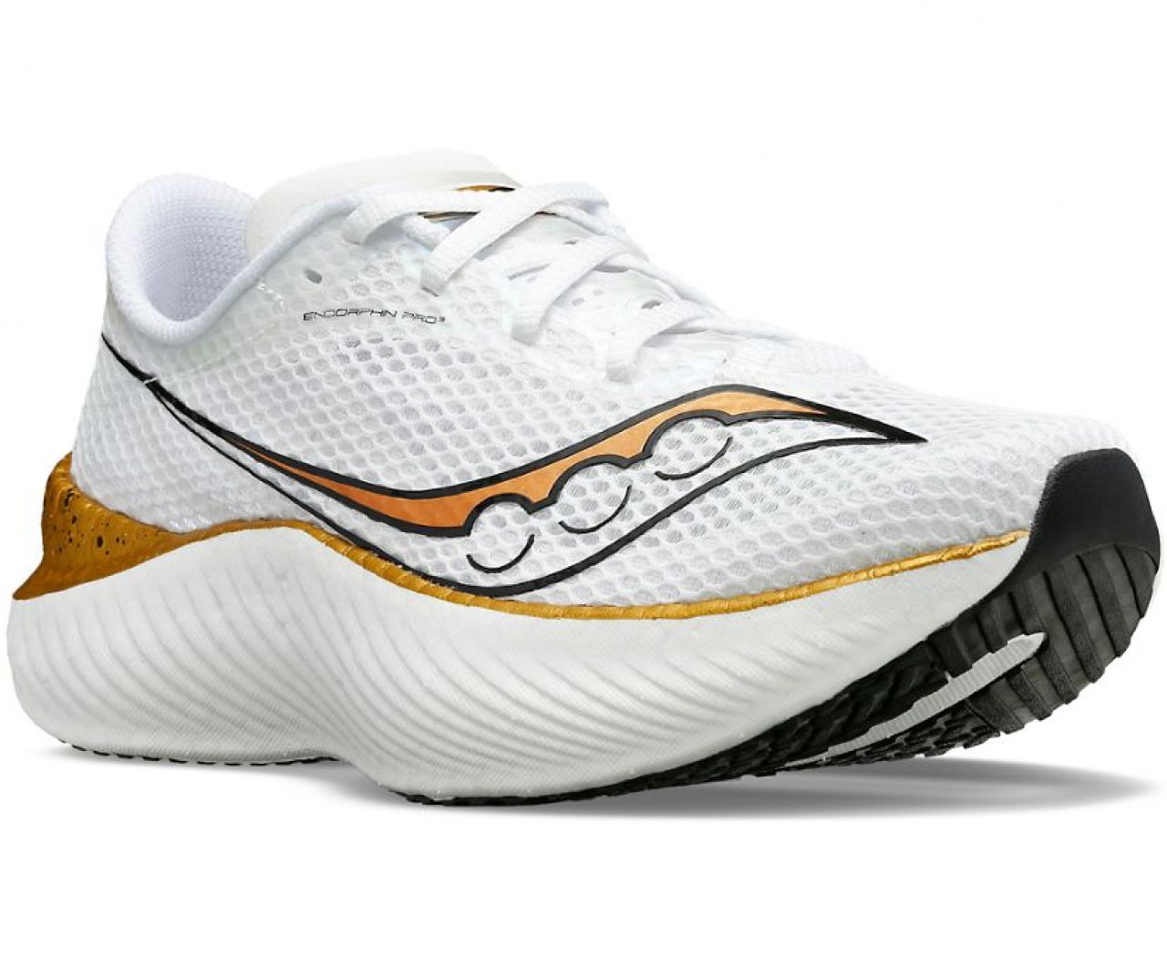SAUCONY ENDORPHIN PRO 3 WHITE ET GOLD  Chaussures running saucony