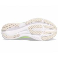 SAUCONY RIDE 16 WHITE ET SLIME Chaussures running pas cher