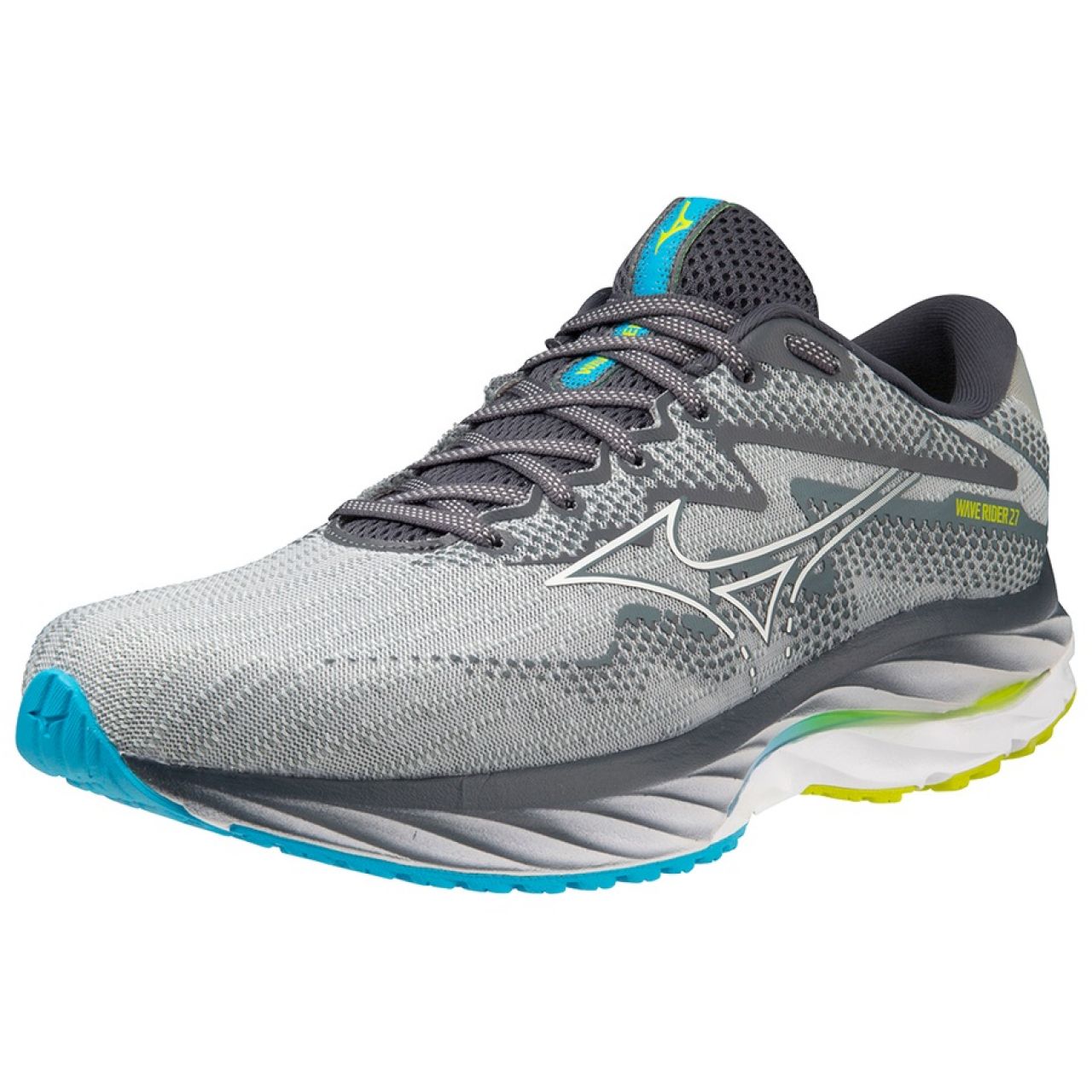 MIZUNO WAVE RIDER 27 GRISE  Chaussures de running