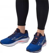 MIZUNO WAVE RIDER 27 BLEUE Chaussures de running pas cher