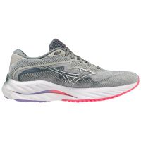 MIZUNO WAVE RIDER 27 GREY ET  PINK  Chaussures de running pas cher