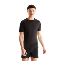 ON RUNNING PERFORMANCE TEE BLACK WASH Tee shirt running pas cher