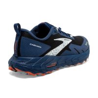 BROOKS CASCADIA 17 GTX BLACK ET BLUE Chaussures de trail pas cher