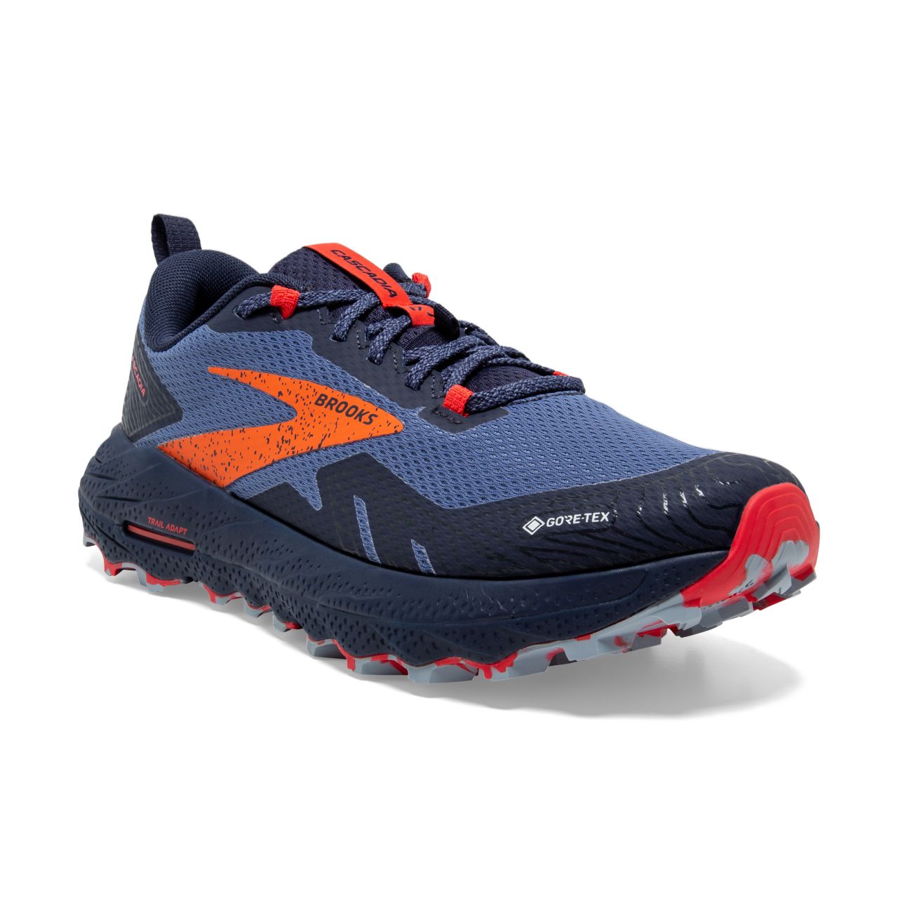 BROOKS CASCADIA 17 GTX NAVY ET BITTERSWEET Chaussures de trail