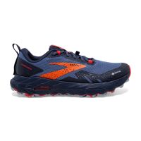 BROOKS CASCADIA 17 GTX NAVY ET BITTERSWEET Chaussures de trail pas cher