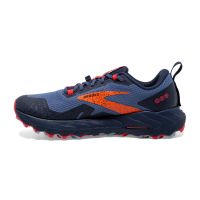 BROOKS CASCADIA 17 GTX NAVY ET BITTERSWEET Chaussures de trail pas cher