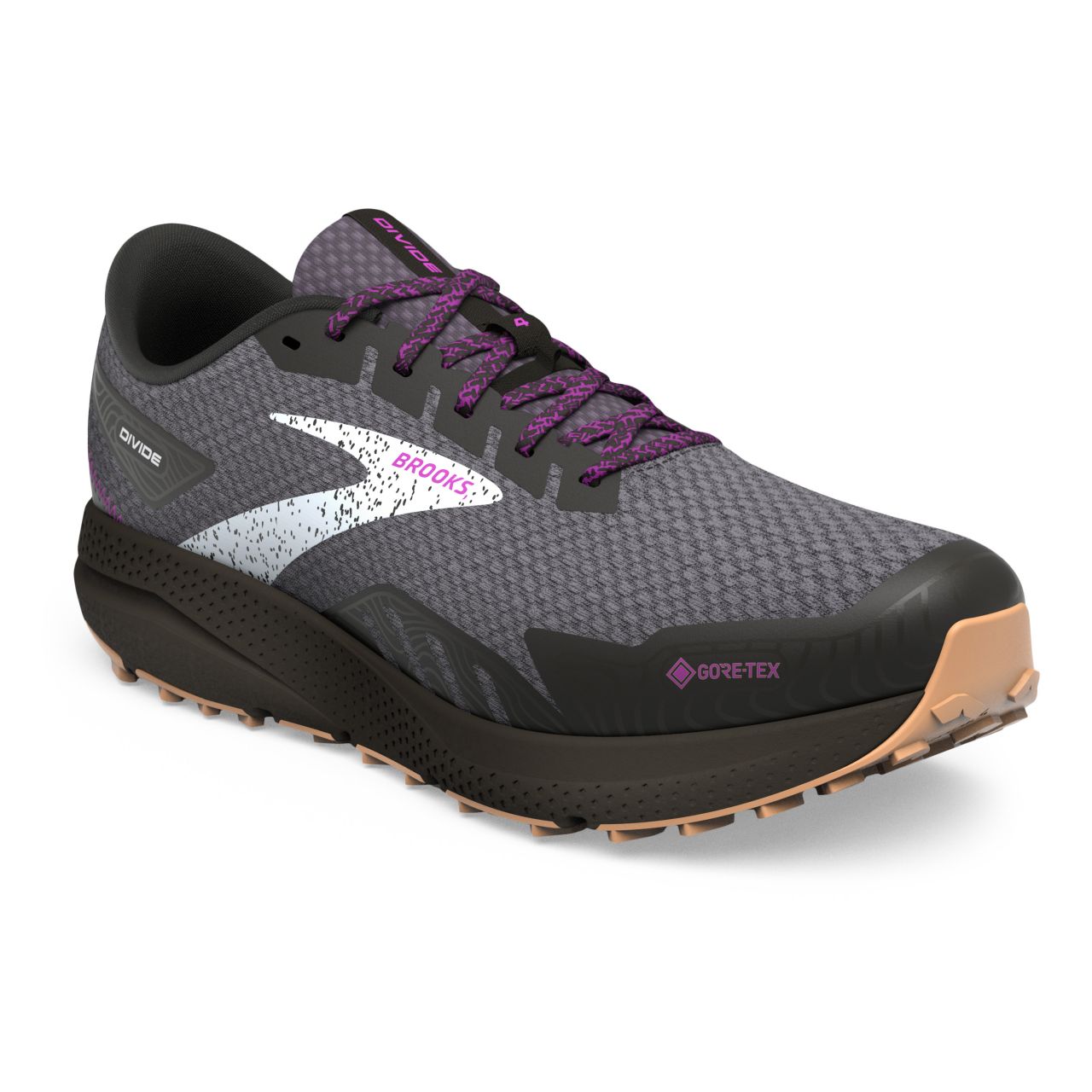 BROOKS DIVIDE 4 GTX BLACKENED PEARL Chaussures de trail étanche