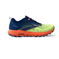 BROOKS CASCADIA 17 GREEN ET FIRECRACKER Chaussures de trail pas cher