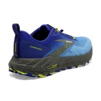 BROOKS CASCADIA 17 BLUE ET SURF THE WEB Chaussures de trail pas cher