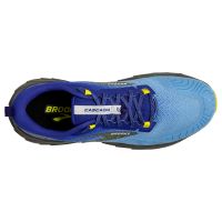 BROOKS CASCADIA 17 BLUE ET SURF THE WEB Chaussures de trail pas cher