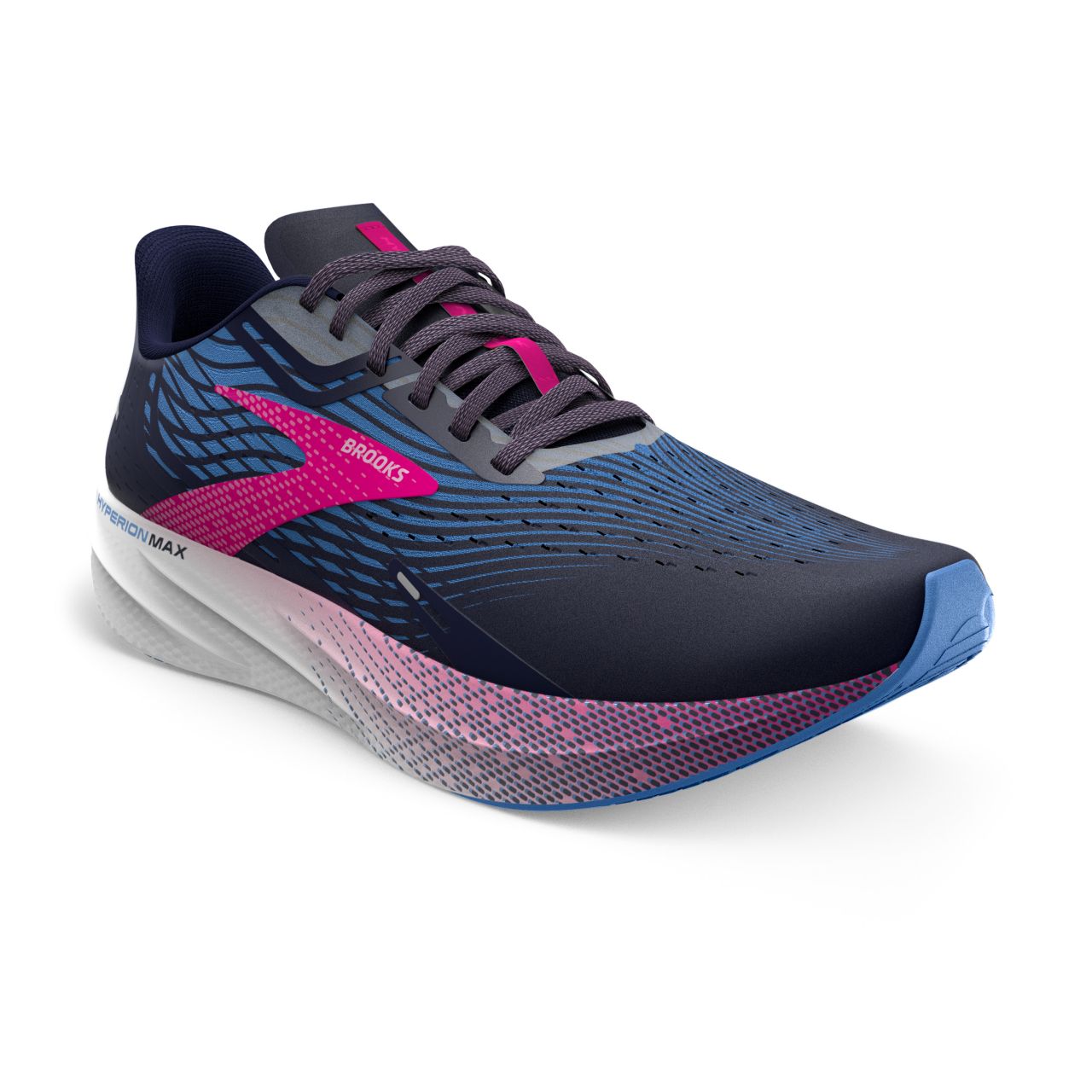 BROOKS HYPERION MAX PEACOT ET MARINA BLUE Chaussures de running
