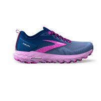 BROOKS CASCADIA 17 NAVY ET PURPLE Chaussures de trail pas cher