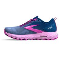 BROOKS CASCADIA 17 NAVY ET PURPLE Chaussures de trail pas cher