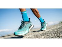 COMPRESSPORT PRO RACING SOCKS V4.0 RUN HIGH MOSAIC BLUE  Chaussettes running pas cher