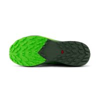 SALOMON SENSE RIDE 5 BLACK ET GREEN GECKO  Chaussures de trail pas cher