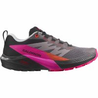 SALOMON SENSE RIDE 5 BLACK ET PINK   Chaussures de trail pas cher