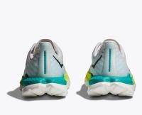 HOKA MACH 5 WHITE ET BLUE GRASS Chaussure running Hoka femme pas cher