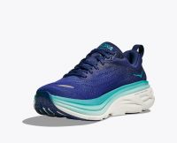 HOKA BONDI 8 BELLWETHER BLUE Chaussures de running pas cher