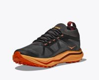 HOKA ZINAL 2 BLACK ET SHERBET  Chaussures de trail pas cher